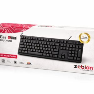 Zebion Ergo USB K200 Wired Keyboard – Full Size USB Keyboard